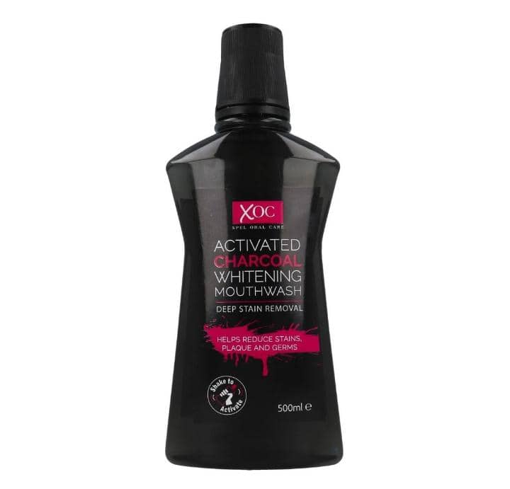XOC Activated Charcoal Whitening Mouthwash – 500 ml