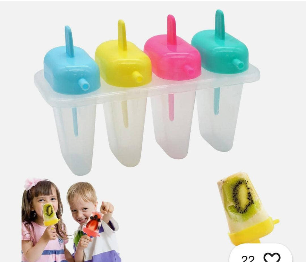 SUMMER DAYS Lip & Sip Ice Lolly Maker – 4-Cavity