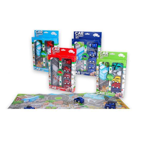 Car Playmat Set – Colorful & Durable Toy Mat for Kids