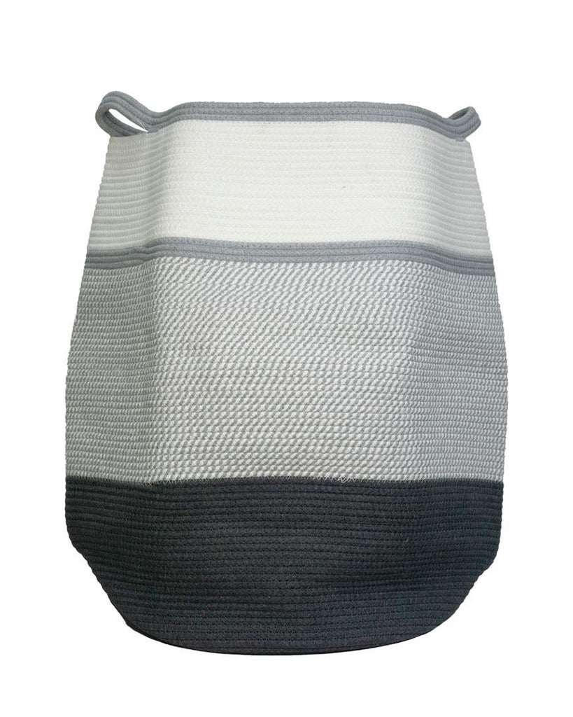 TECHMILLY Sleek Round Laundry Hamper – 68×143cm