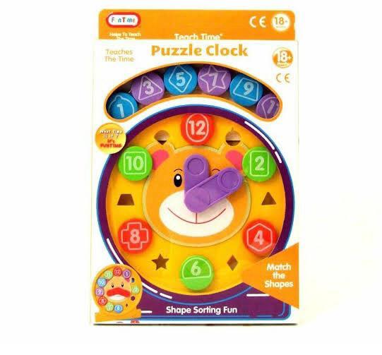 Fun Time Teach The Time Puzzle Clock – Learning Made Easy