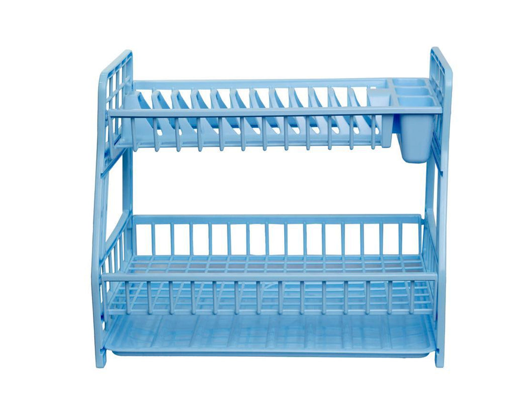 Hobby Life Arina Double Deck Dish Drainer – Blue