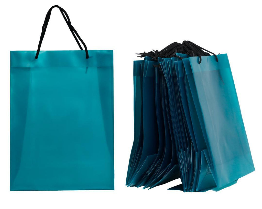 Modern Transparent Green Gift Bag – 38×28cm