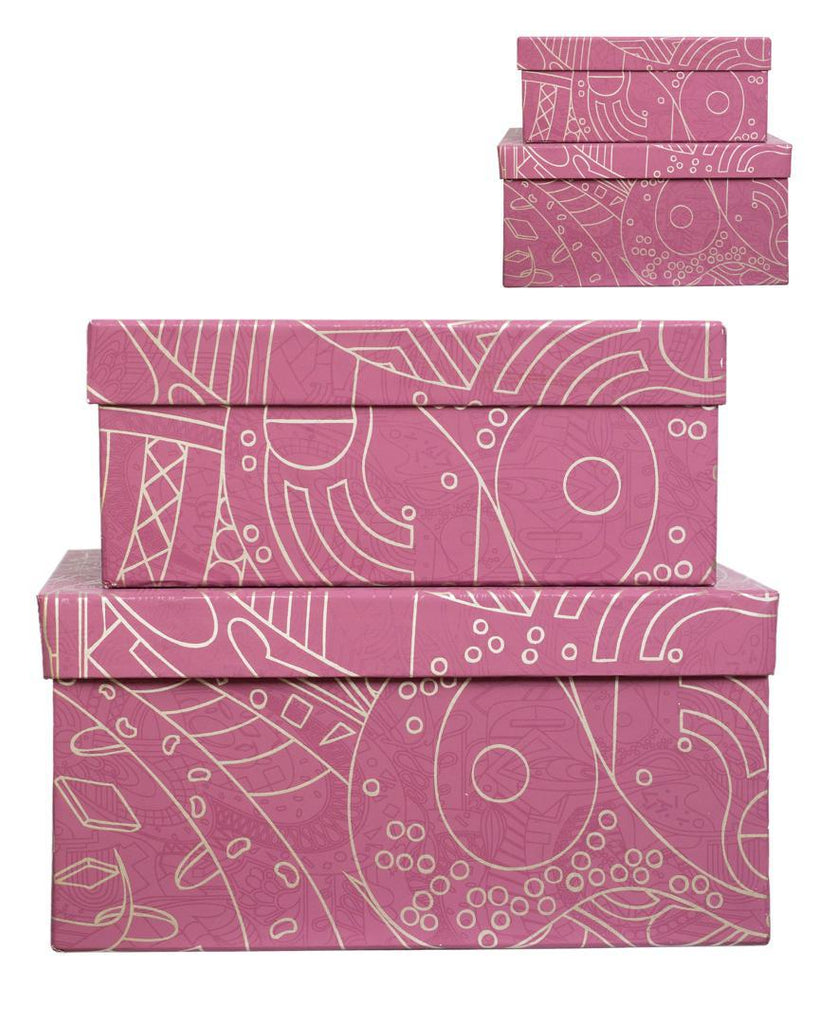 Purple & Silver 2-in-1 Gift Box Set – Elegant Design