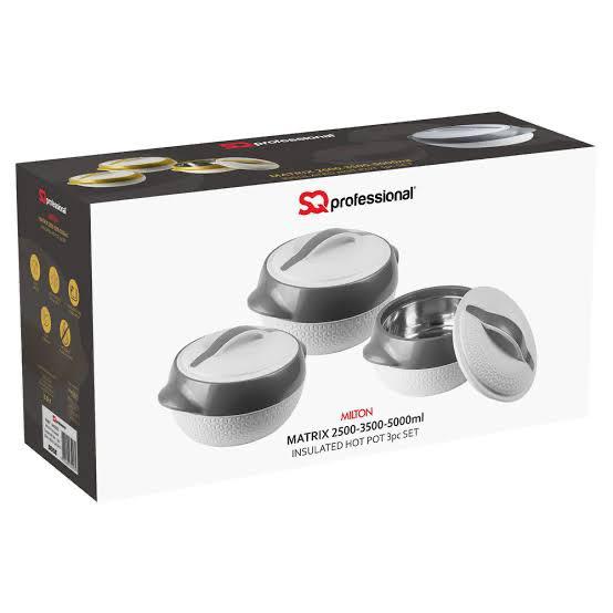 SQ Professional 3-Piece Insulated Hot Pot Set – Matrix Series