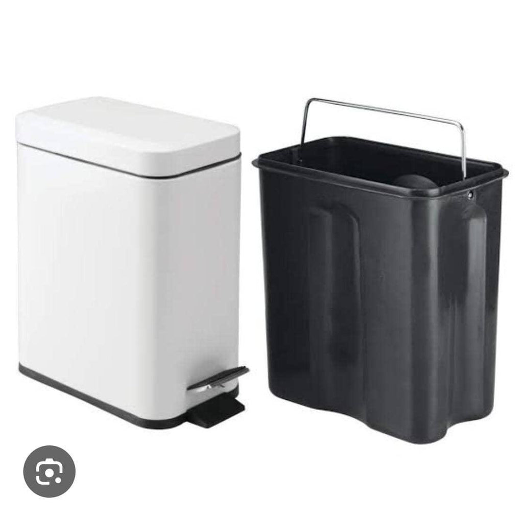 White CANYON Axus 5L Pedal Bin – Soft Close with Non-Slip Base