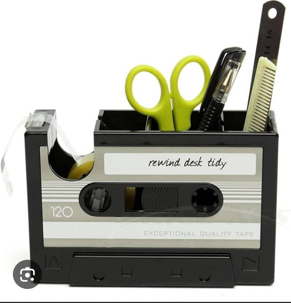 Stereo Desk Tidy Table Organizer with Built-In Tap