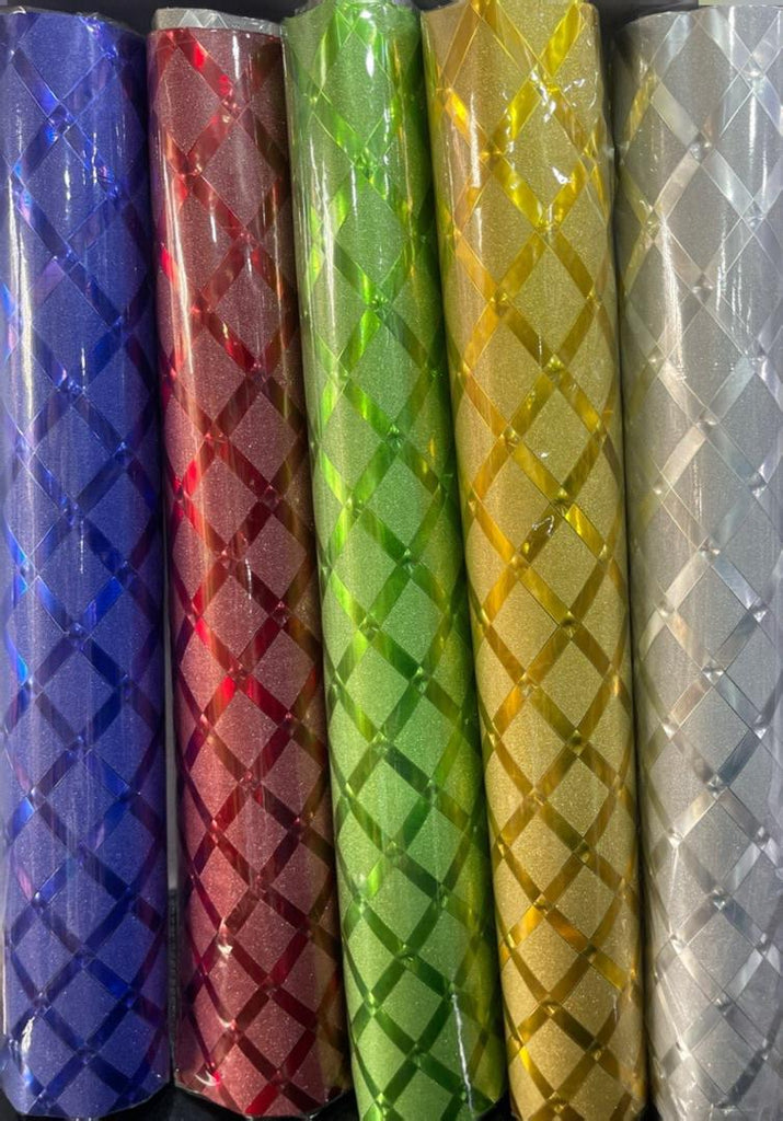 Glossy Foil Gift Wrap Sheets – 50 x 70 cm, Assorted Colors