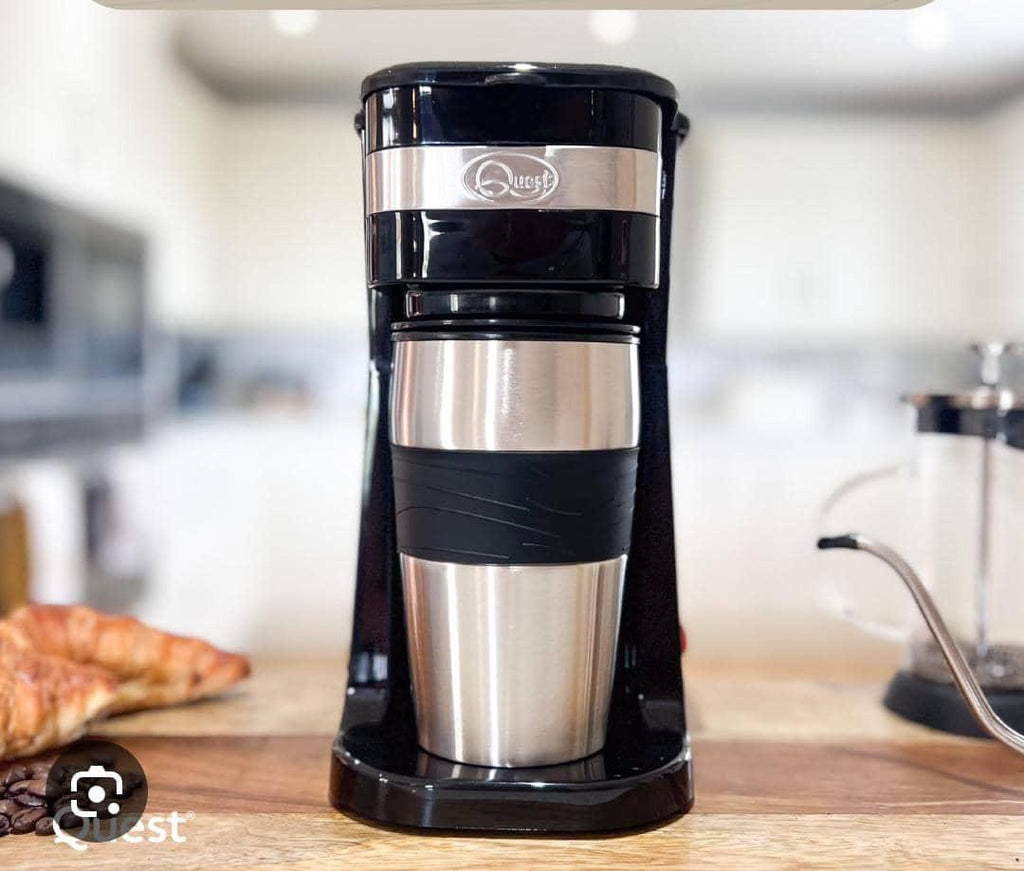 Quest Filter Coffee Machine with Portable Travel Cup