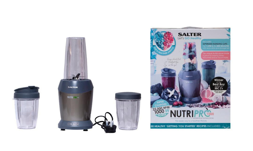 SALTER Let’s Go Healthy Nutri Smoothie Maker with Extra Super-Sized Cup