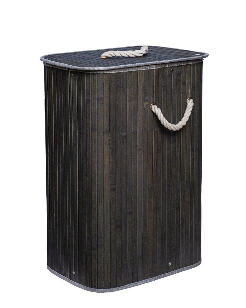 Sustainable Bamboo Rectangle Laundry Hamper – Natural & Stylish