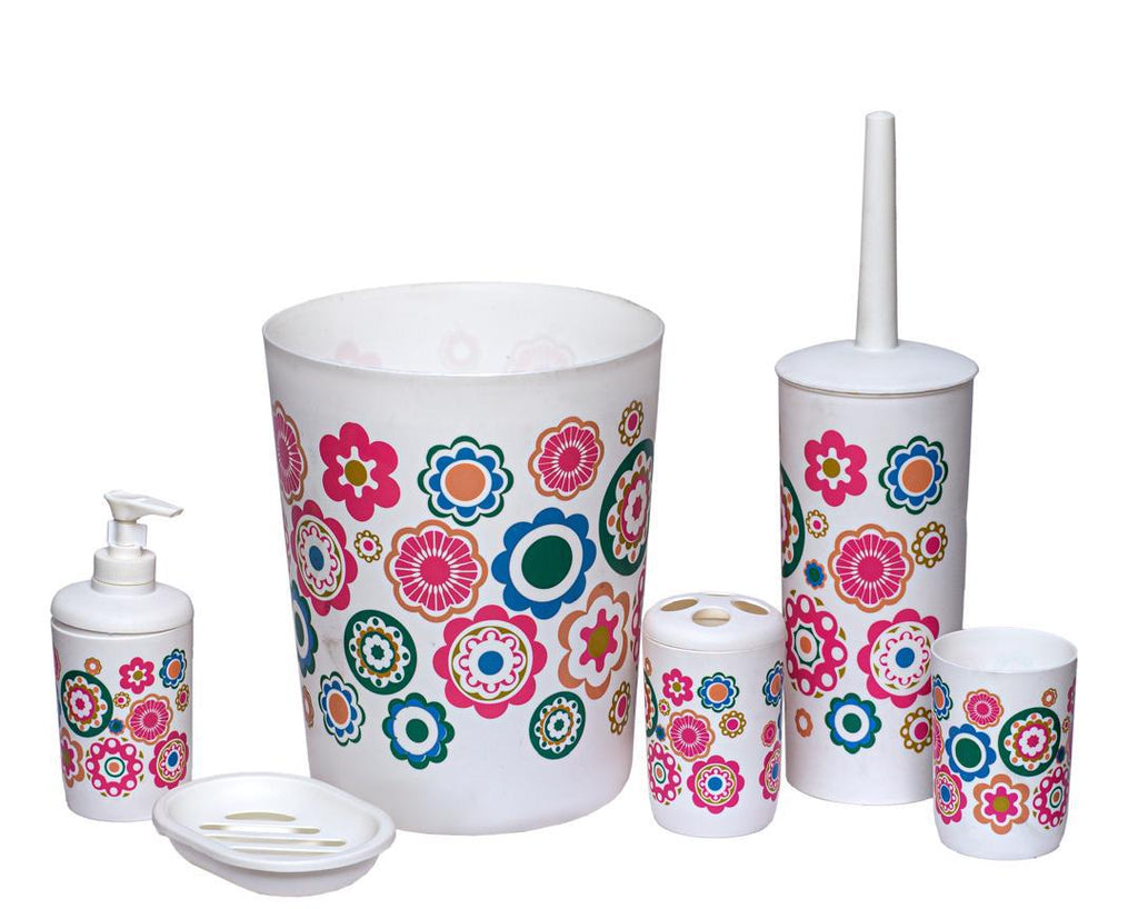 Vibrant Modern Sanitary Bath Series with Floral Design – Warmth & Personality for Your Home