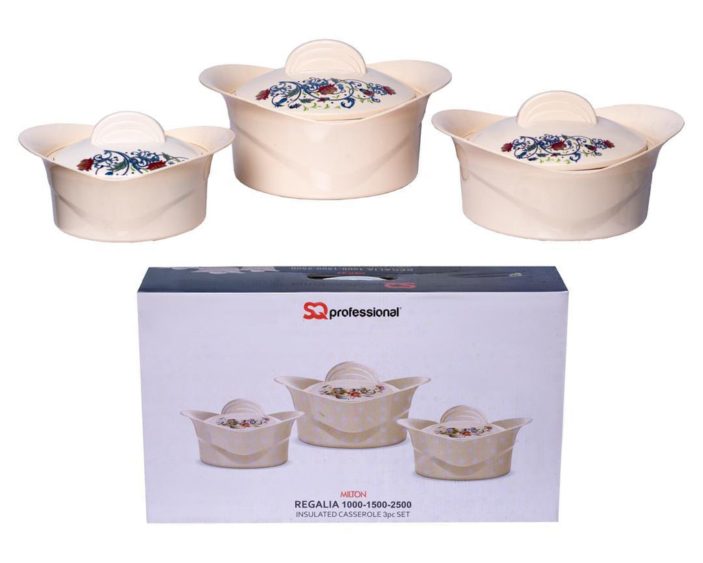 Versatile & Practical 3-Piece Casserole Set – Durable & Easy to Clean