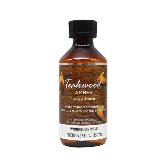 Teakwood Amber Warming Oil – 150ml (5.07 fl. oz)