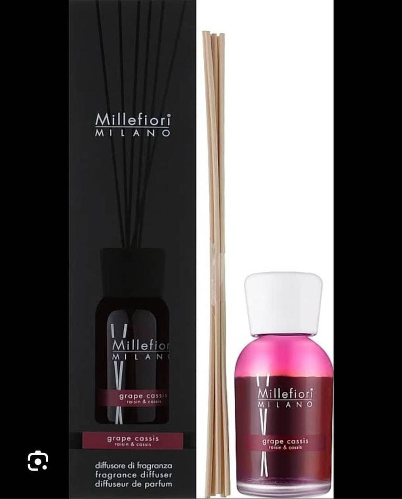 Millefiori Natural Grape & Cassis Reed Diffuser (500ml)