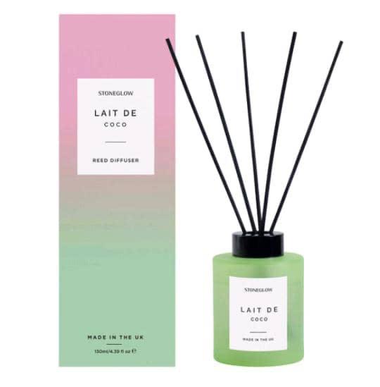 STONE GLOW Lait de Coco Hand-Poured Reed Diffuser (130ml)