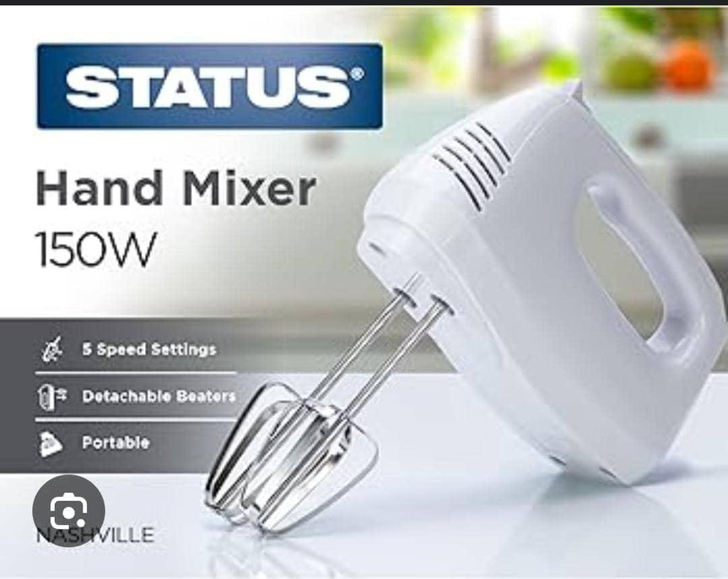 STATUS Hand Mixer – 5-Speed with Detachable Beater, 150W