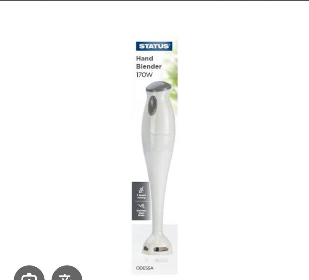 STATUS Hand Blender – 1 Speed, Stainless Steel Blade, 170W