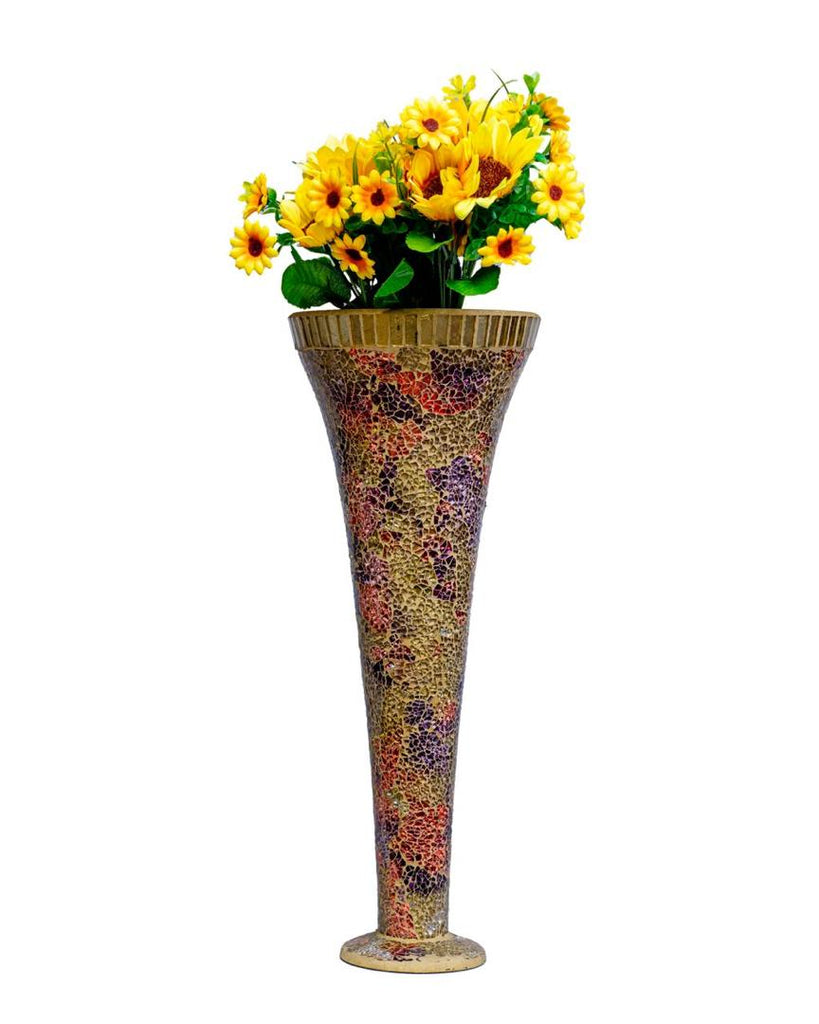 Multicolor Glass Vase – 51cm
