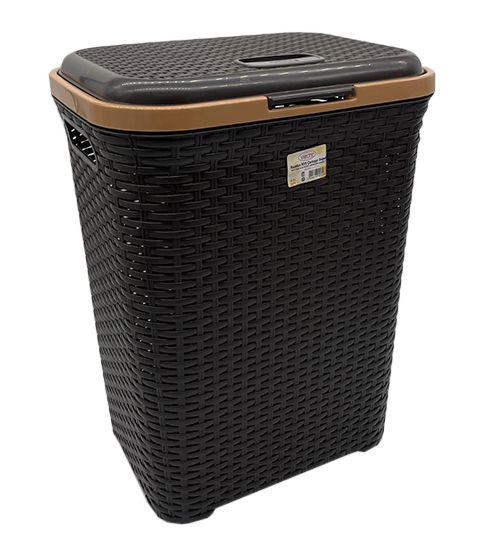 55L Rattan Laundry Basket