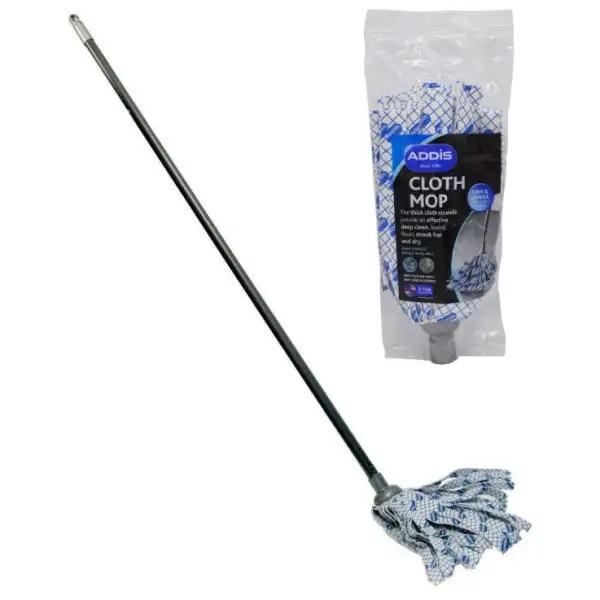 Addis Cloth Mop – Firm & Gentle Soft Cloth Strands