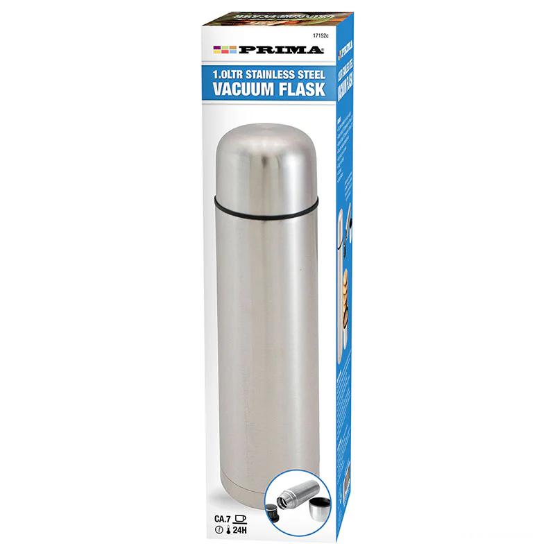 Prima 1.0 Litre Stainless Steel Vacuum Flask