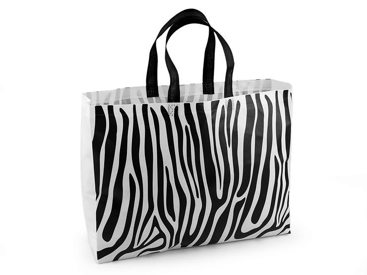 Zebra Stripes Carrier Bag – Pack of 10