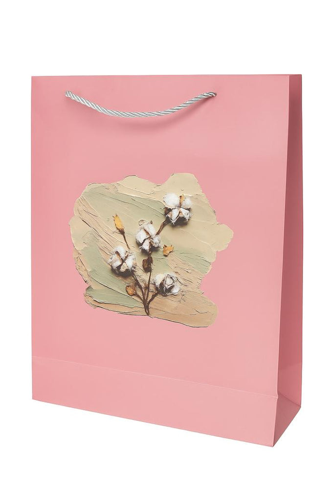 Flower Printed Paper Gift Bag