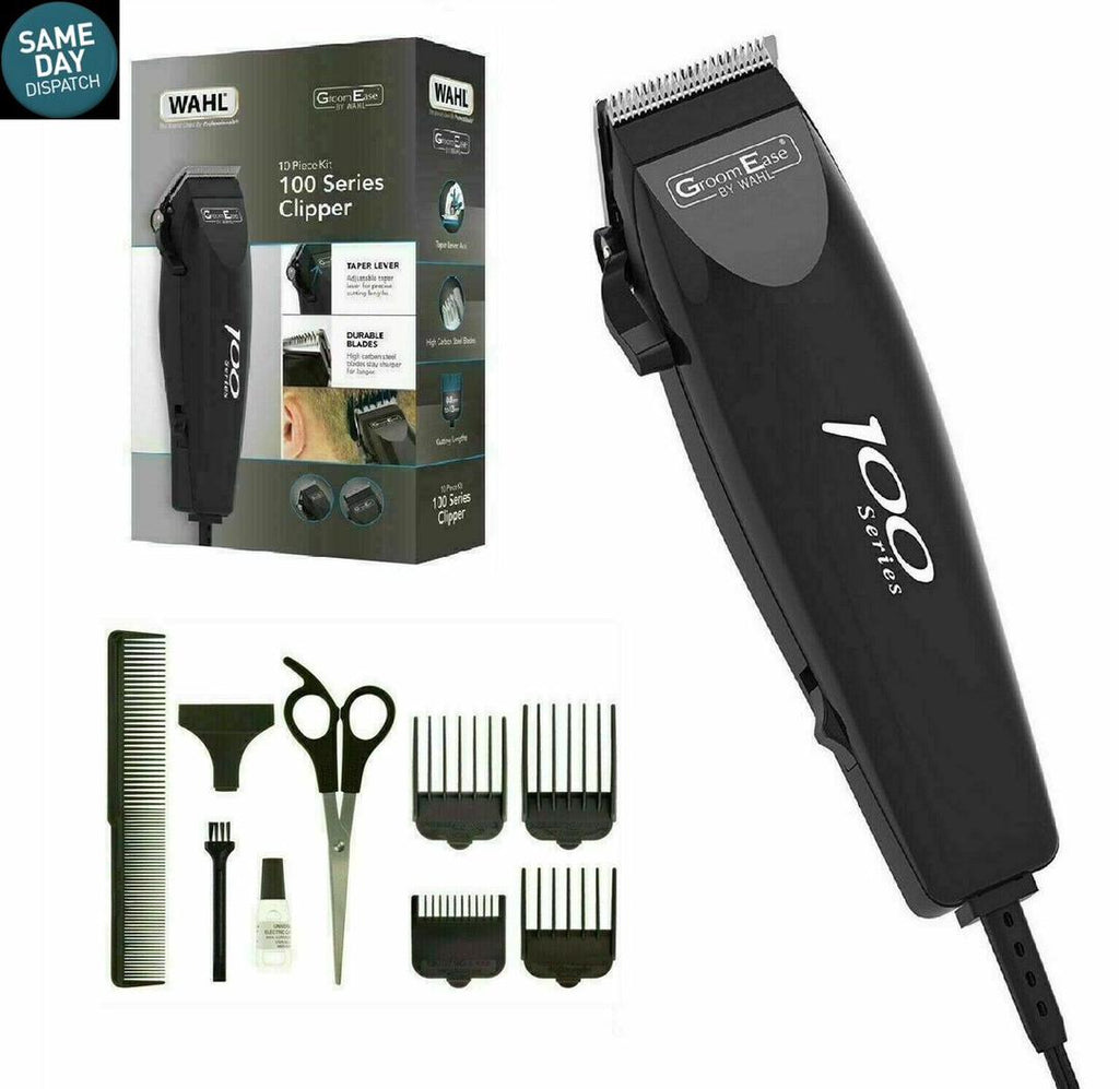 WAHL GroomEase 100 Series Clipper – 10 Piece Kit