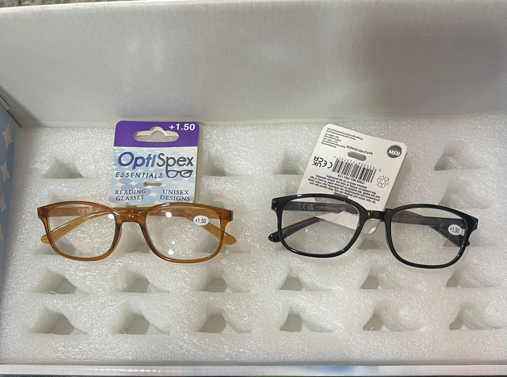 OptiSpex Essentials Reading Glasses (+1.50) – Unisex
