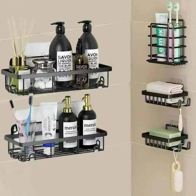 5-in-1 Bathroom Storage Rack