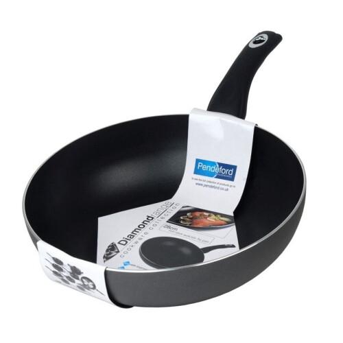 Diamond Range Cookware Collection – 28cm Non-Stick Wok / Stir-Fry Pan