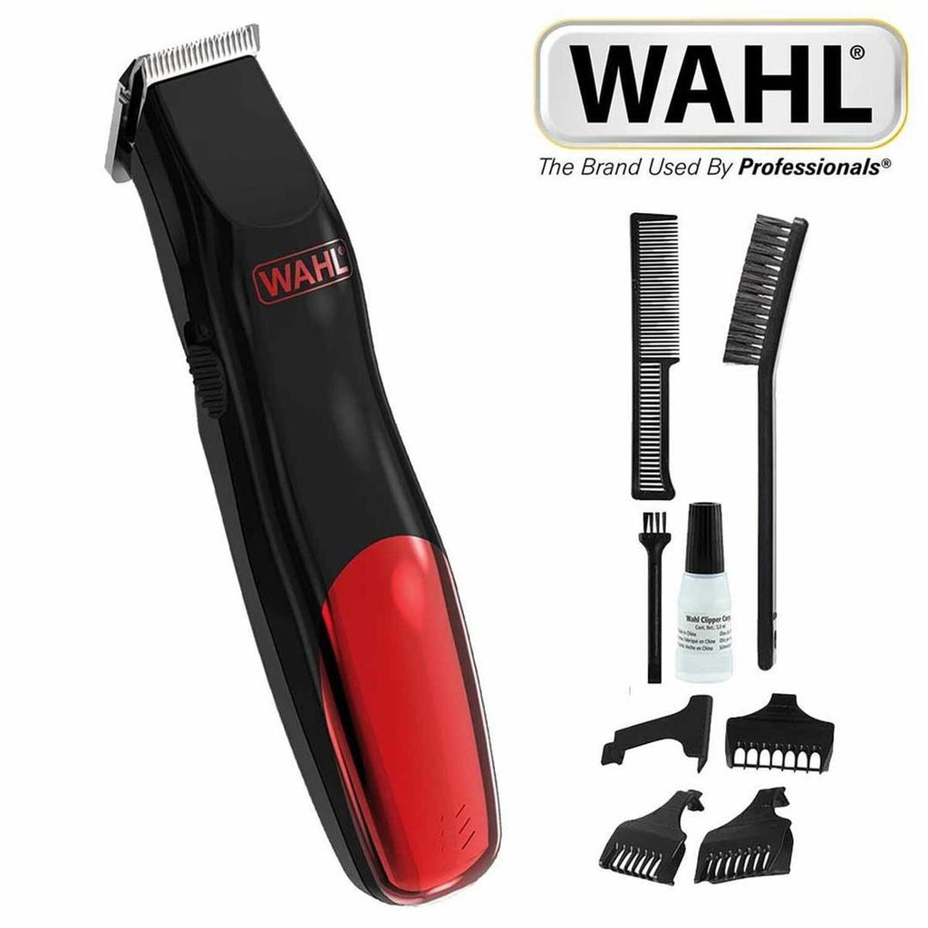 WAHL Bump-Prevent Battery Trimmer – 12 Piece Kit.