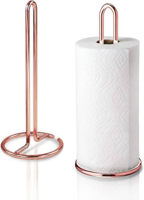 Rose Gold Paper Towel Holder