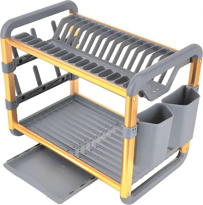 Royal Ford 2-Tier Dish Drying Stand with Drainer