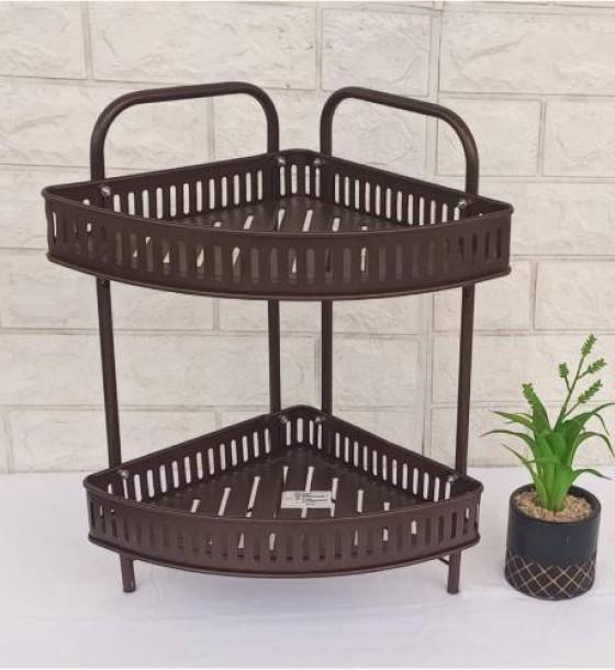 2 Tier Bathroom Corner Rack