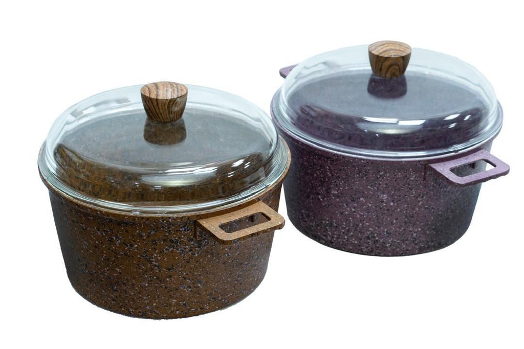 MGC 28cm Granite Die-Cast Cookware – Non-Stick Deep Frying Pan