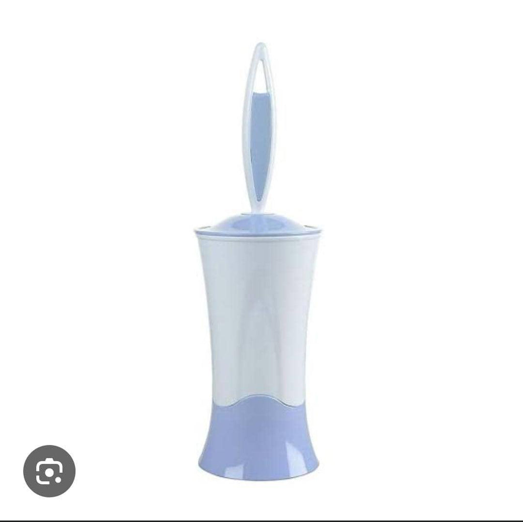 TITIZ Toilet Brush with Storage – White and Grey