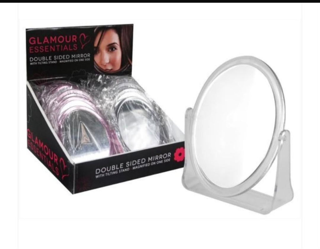 Glamour Essential Double-Sided Mirror with Tilted Stand