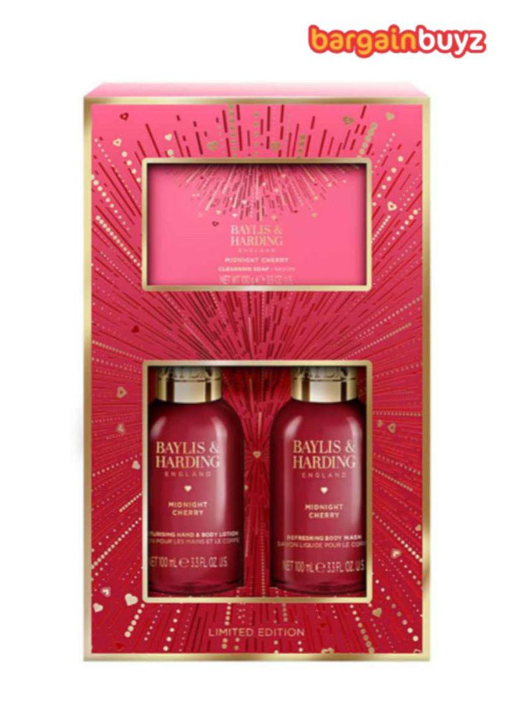 Baylis & Harding Midnight Cherry “Make Me Sparkle” Bath Gift Set