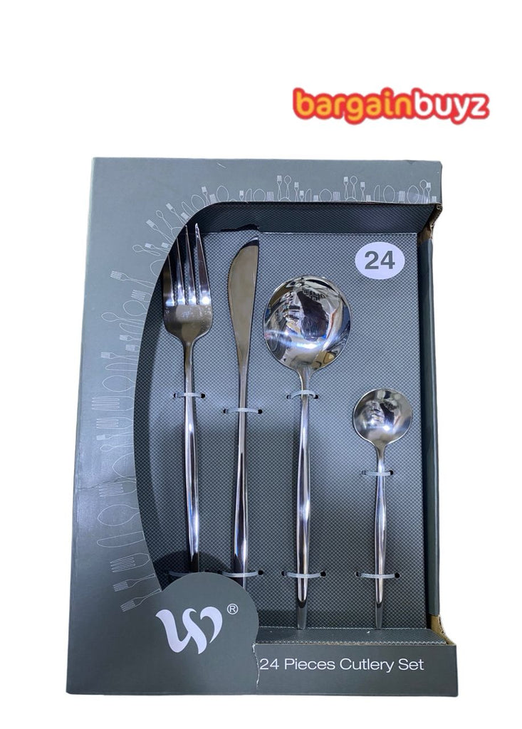 Winsor 24-Piece Stainless Steel Cutlery Set