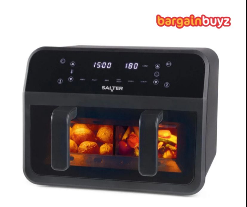 Salter Dual View 7L Air Fryer – Family Cooking Made Easy