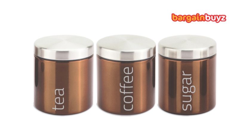 Axinite 3-Piece Airtight Food Canister Set