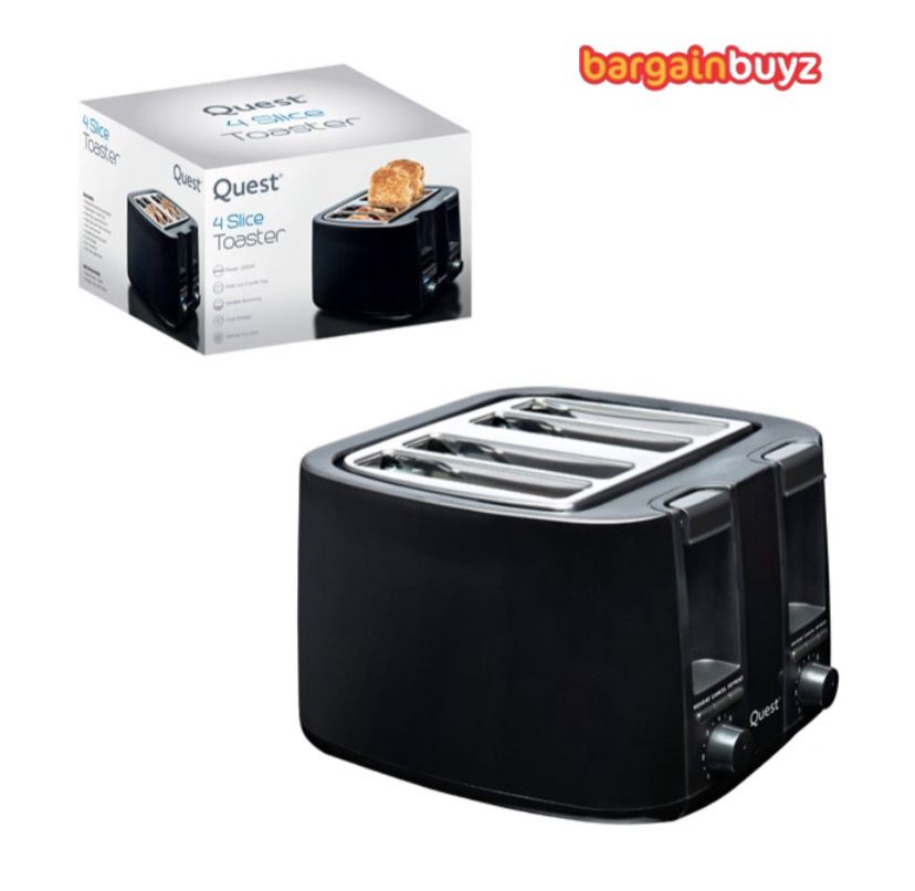 Quest 4-Slice Wide Slot Toaster