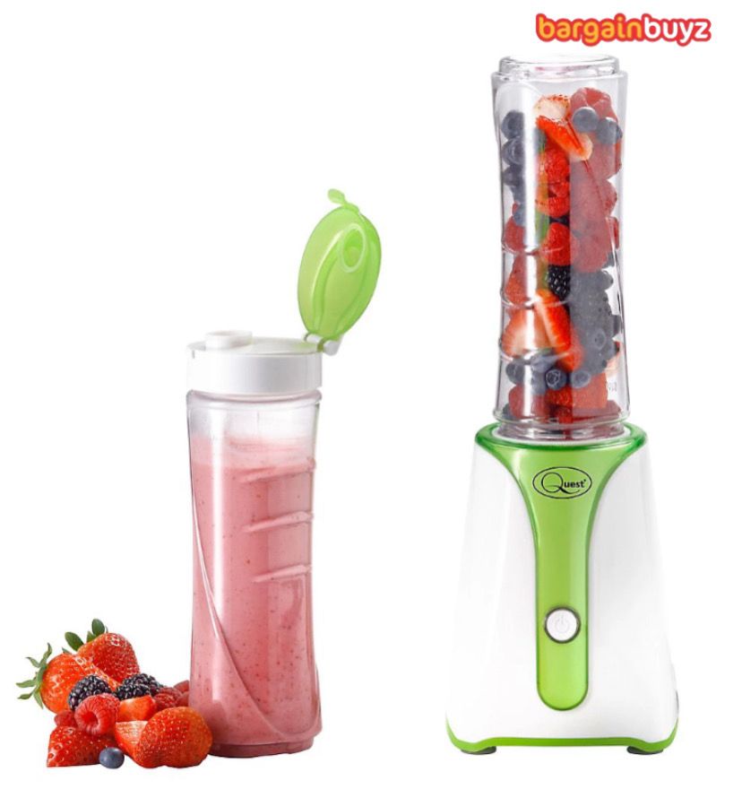 Quest Personal Blender – 4 Stainless Steel Blades, BPA-Free