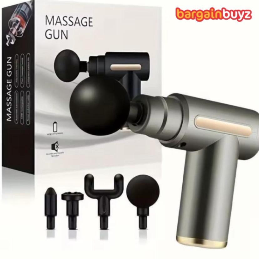 Handheld Massage Gun – 4 Specialty Massage Heads
