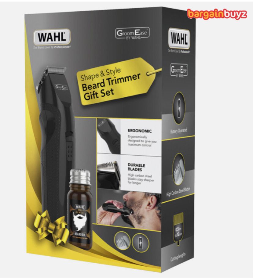 Wahl Beard Trimmer – Ergonomic & Battery Operated