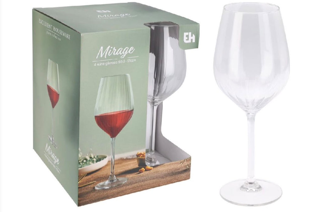 Excellent Houseware Mirage Wine Glasses