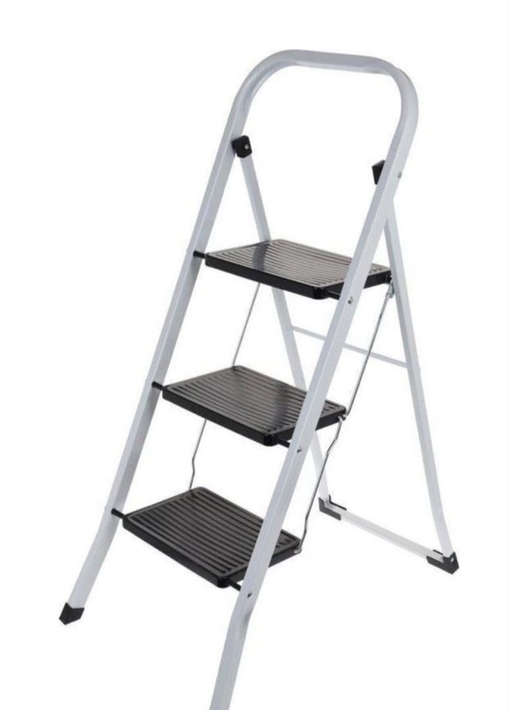 Excellent Houseware 3-Step Metal Step Ladder