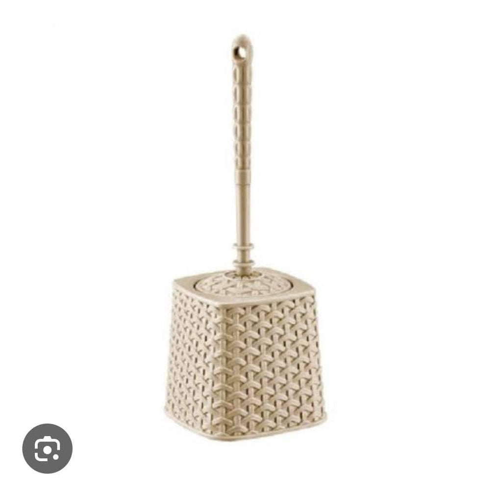 HOBBY LIFE Orange Rattan Toilet Brush Set